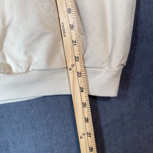 Space Jam Beige Hoodie Front & Back Graphics Large Size Cotton/Poly Blend Unisex - Picture 10 of 11